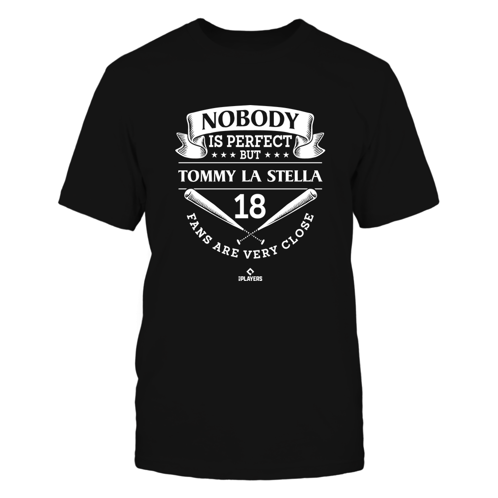 Nobody Is Perfect - Tommy La Stella Shirt | San Francisco Pro Baseball | MLBPA | Ballpark MVP