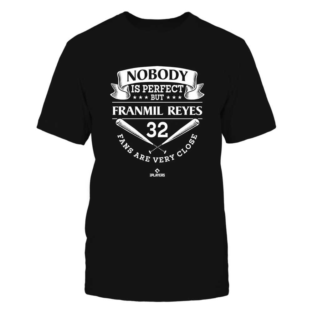 Nobody Is Perfect - Franmil Reyes T-Shirt | Cleveland Baseball | MLBPA | Ballpark MVP