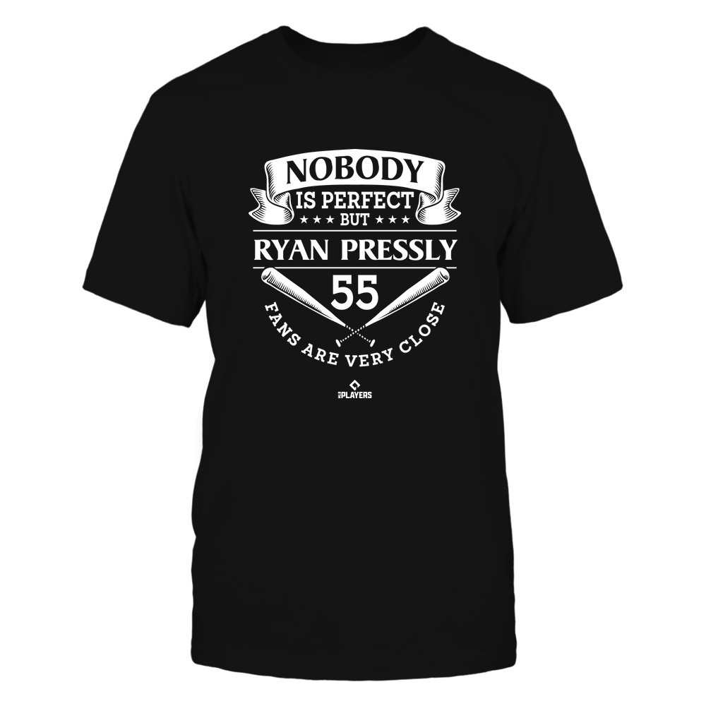 Nobody Is Perfect - Ryan Pressly Shirt | Houston Baseball | Ballpark MVP | MLBPA