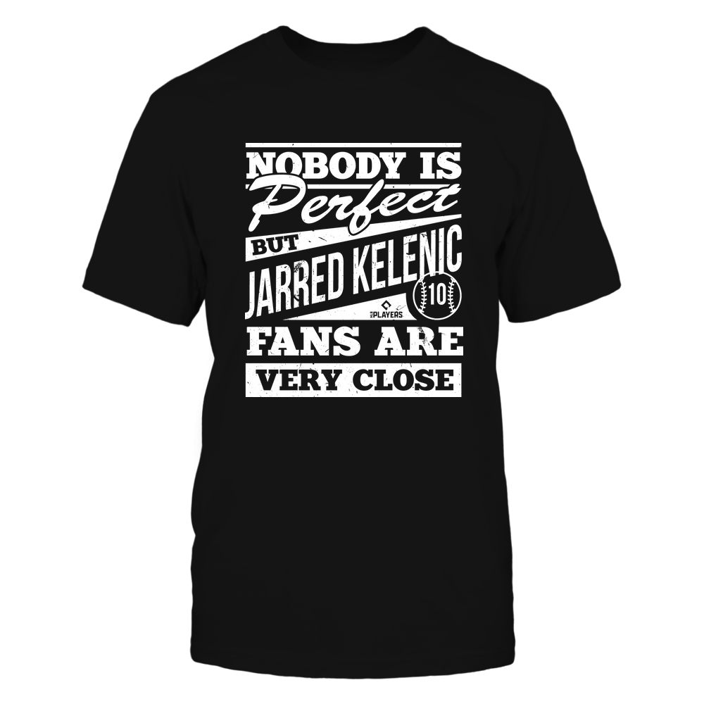 Nobody Is Perfect - Jarred Kelenic T-Shirt | Seattle Baseball Team | Ballpark MVP | MLBPA