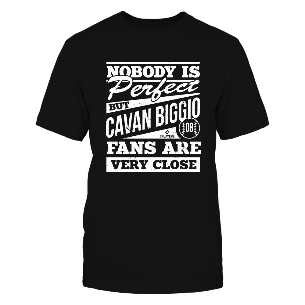 Nobody Is Perfect - Cavan Biggio Tee | Toronto Professional Baseball Team | MLBPA | Ballpark MVP