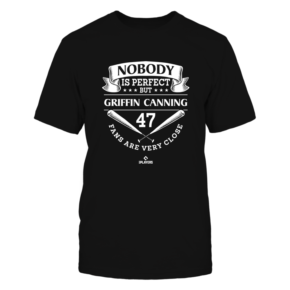 Nobody Is Perfect - Griffin Canning Tee | Los Angeles A Baseball | Ballpark MVP | MLBPA