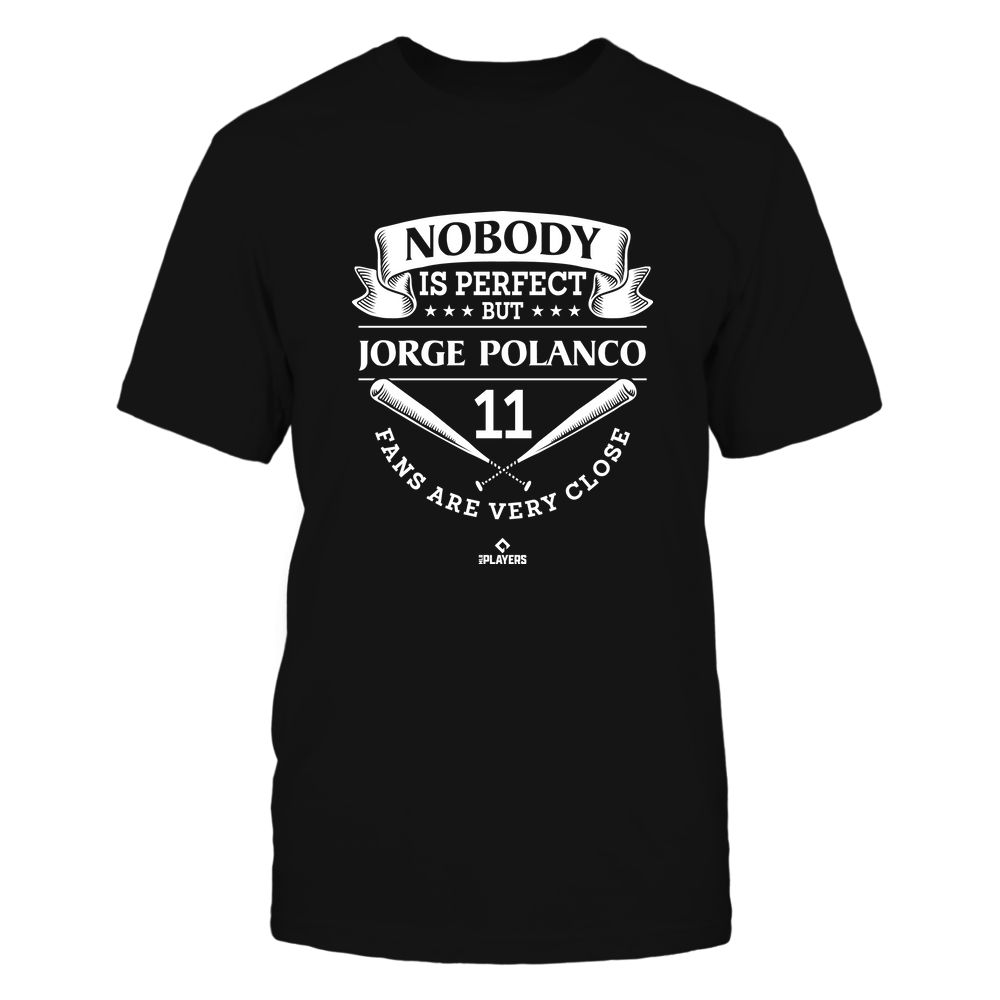 Nobody Is Perfect - Jorge Polanco Tee | Minnesota Baseball Team | Ballpark MVP | MLBPA