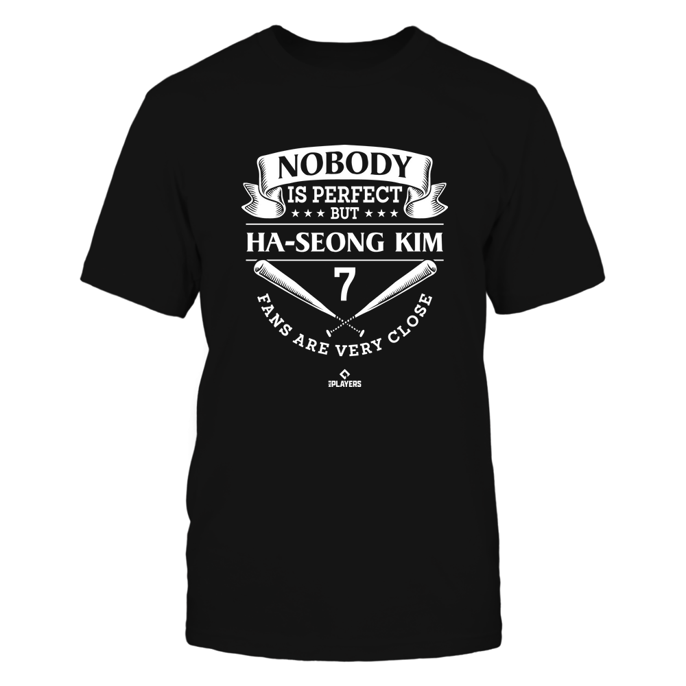 Nobody Is Perfect - Ha-seong Kim T-Shirt | San Diego Baseball Team | MLBPA | Ballpark MVP