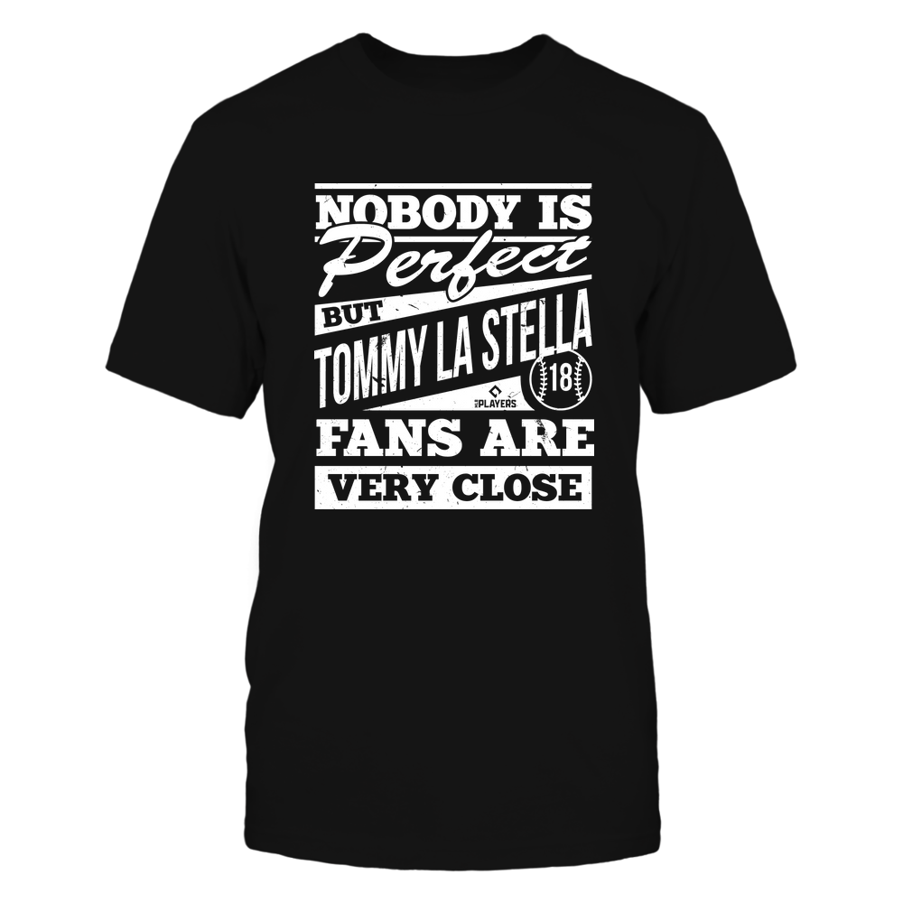 Nobody Is Perfect - Tommy La Stella T-Shirt | San Francisco Professional Baseball | Ballpark MVP | MLBPA