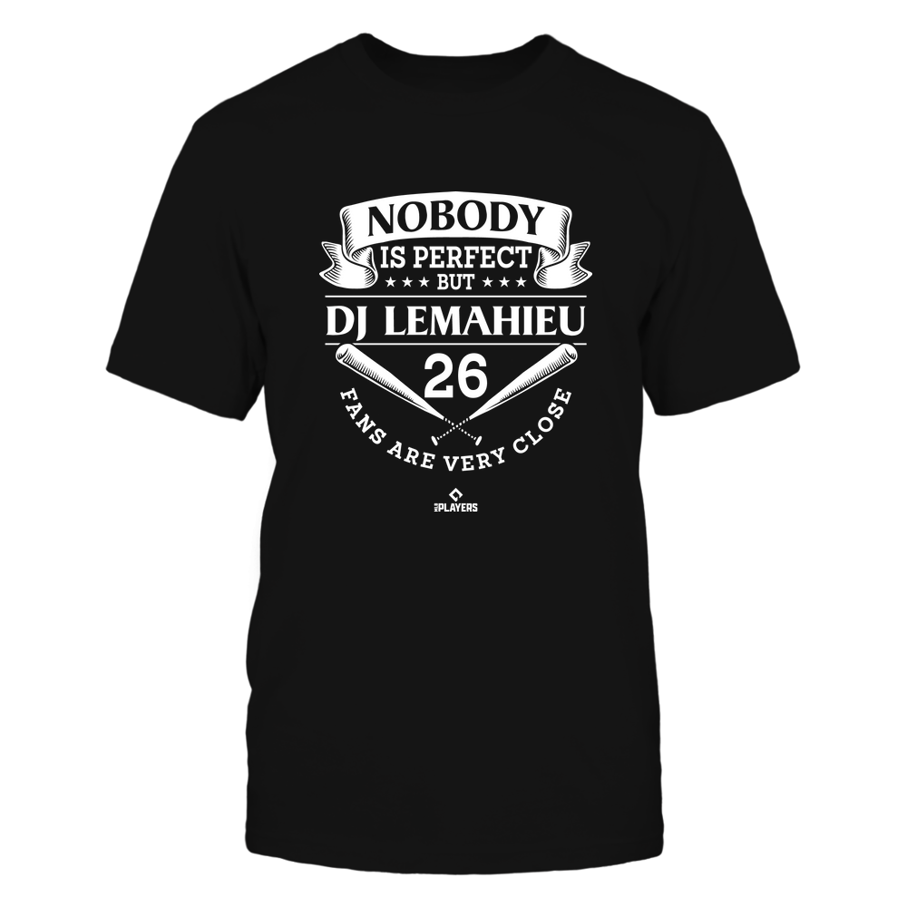 Nobody Is Perfect - DJ LeMahieu Tee | New York Y Professional Baseball Team | MLBPA | Ballpark MVP