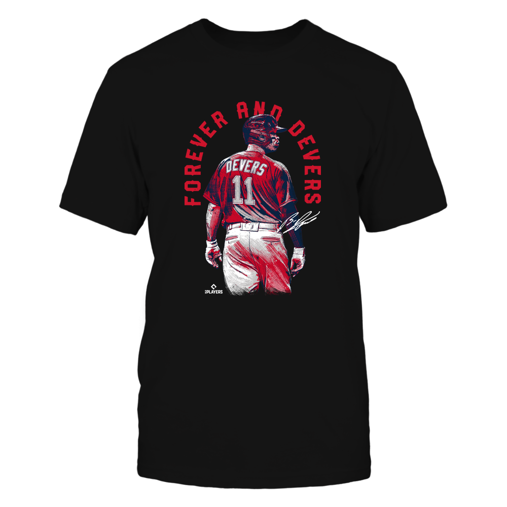 Forever and Devers - Rafael Devers T-Shirt | Boston Baseball | MLBPA | Ballpark MVP