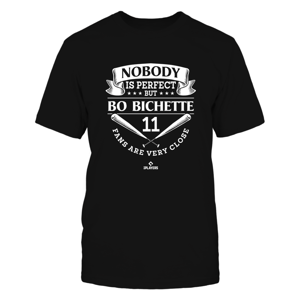 Nobody Is Perfect - Bo Bichette T-Shirt | Toronto Professional Baseball | Ballpark MVP | MLBPA