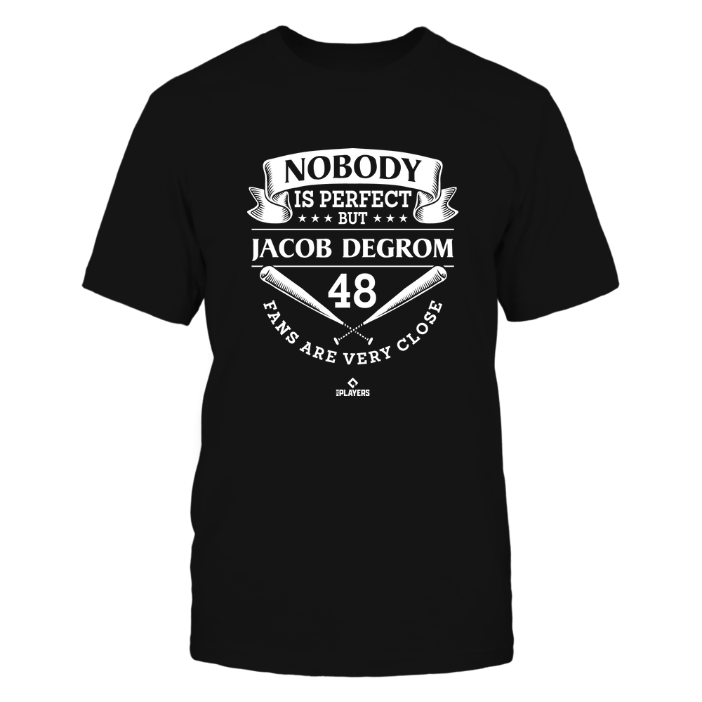 Nobody Is Perfect - Jacob deGrom Shirt | New York M Professional Baseball | MLBPA | Ballpark MVP