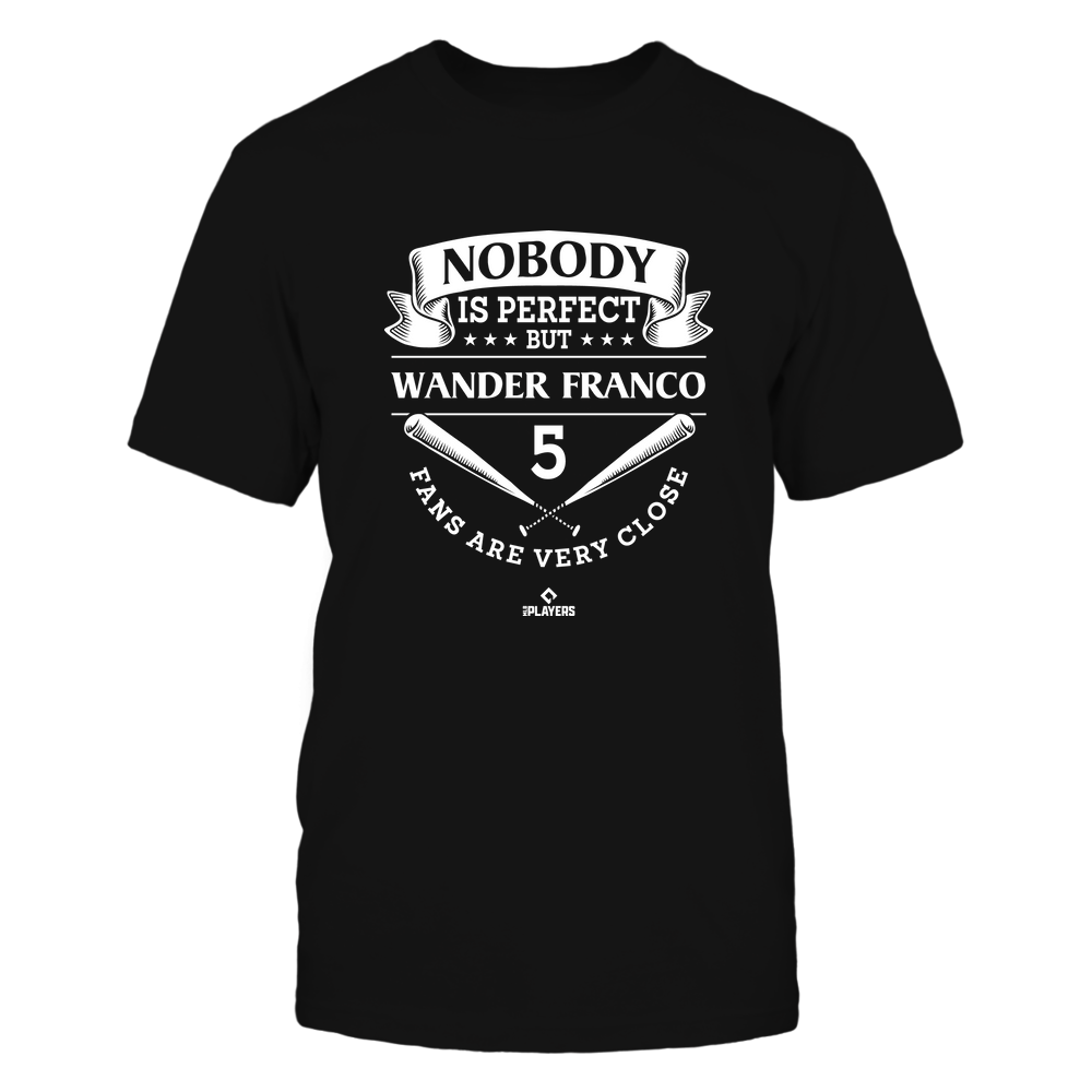 Nobody Is Perfect - Wander Franco Tee | Tampa Bay Major League Baseball | MLBPA | Ballpark MVP