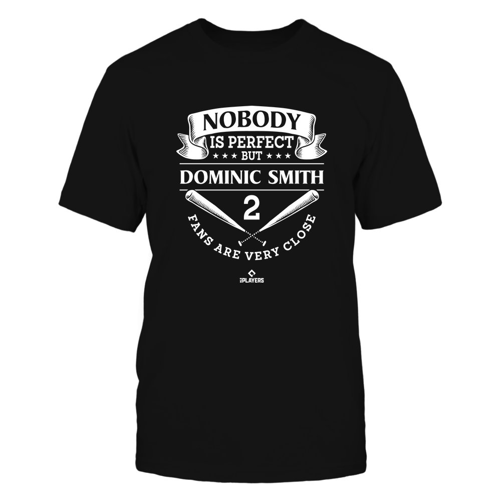 Nobody Is Perfect - Dominic Smith Tee | New York M Pro Baseball Team | Ballpark MVP | MLBPA