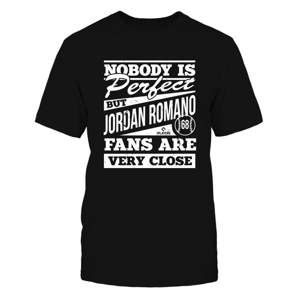 Nobody Is Perfect - Jordan Romano Shirt | Toronto Pro Baseball | Ballpark MVP | MLBPA