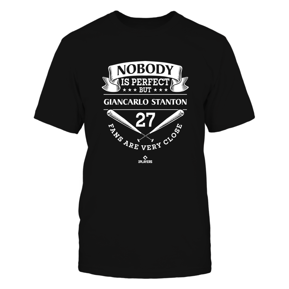 Nobody Is Perfect - Giancarlo Stanton Shirt | New York Y Pro Baseball | MLBPA | Ballpark MVP