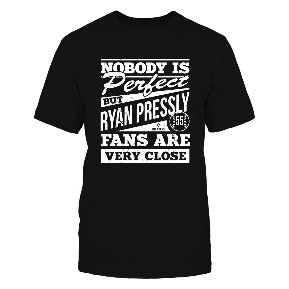 Nobody Is Perfect - Ryan Pressly T-Shirt | Houston Major League | Ballpark MVP | MLBPA