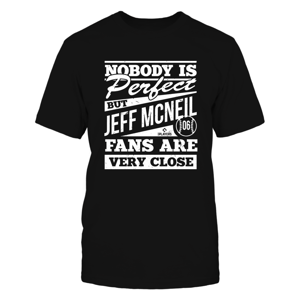 Nobody Is Perfect - Jeff McNeil Tee | New York M Major League | Ballpark MVP | MLBPA