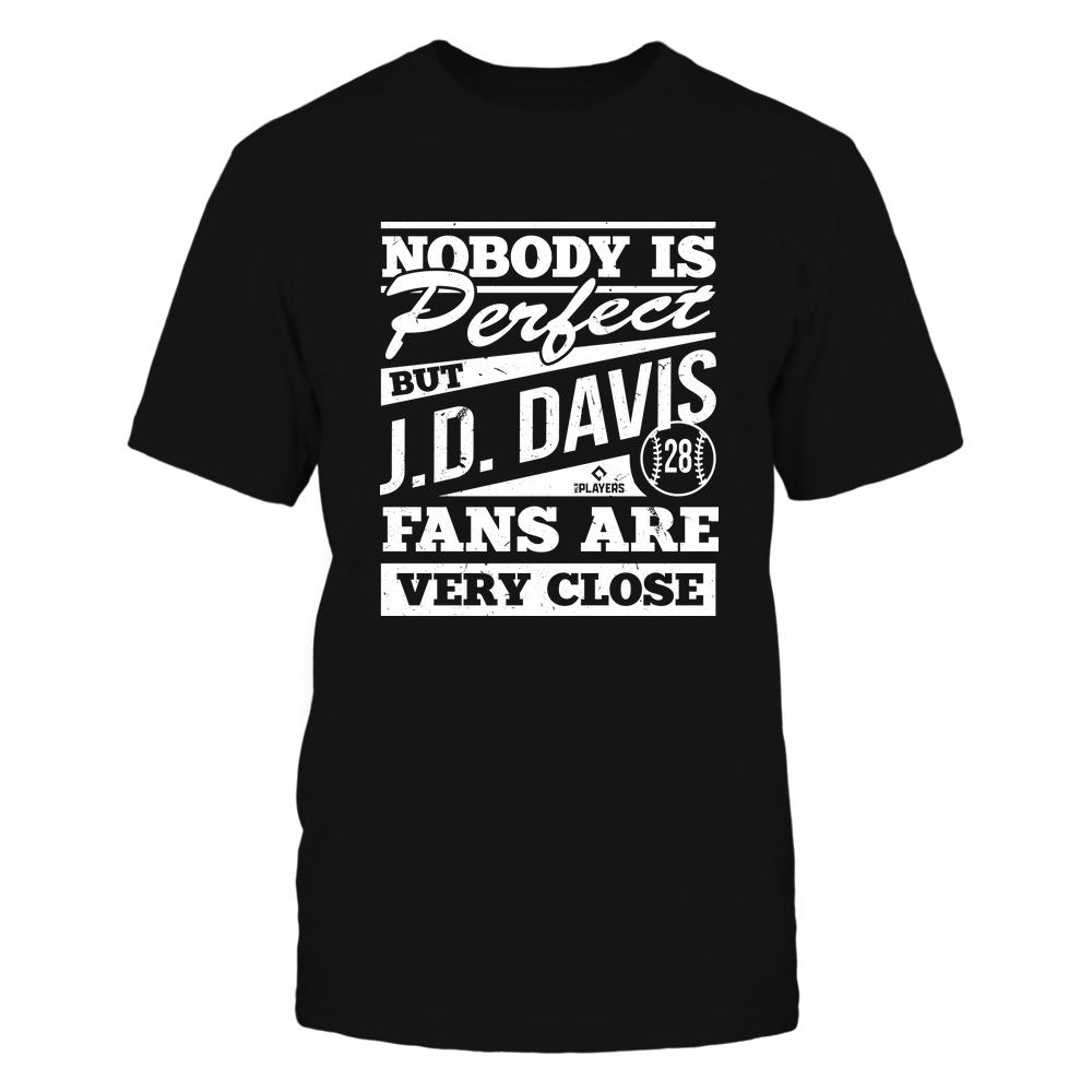 Nobody Is Perfect - J.D. Davis Tee | New York M Baseball | Ballpark MVP | MLBPA