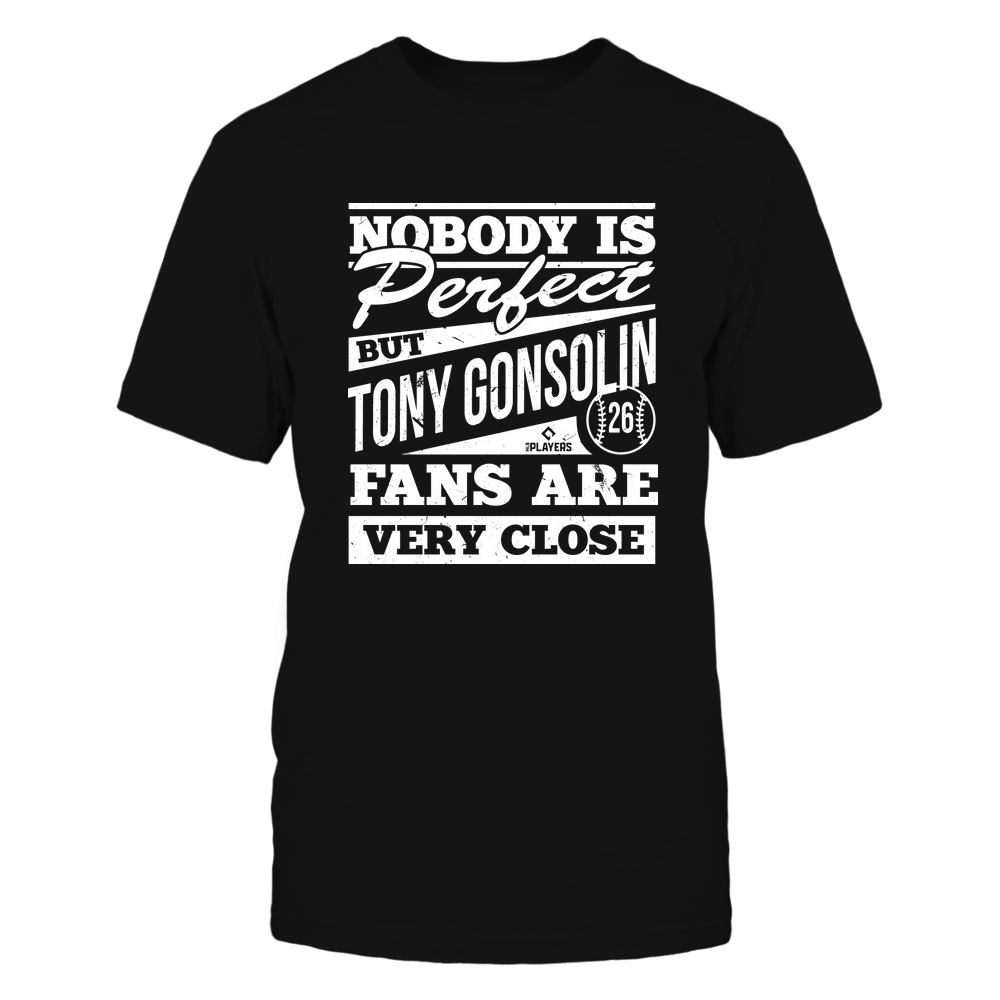 Nobody Is Perfect - Tony Gonsolin T-Shirt | Los Angeles D Pro Baseball Team | MLBPA | Ballpark MVP