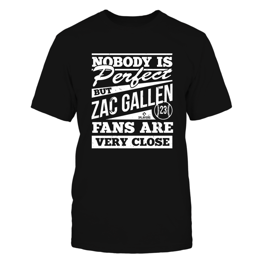 Nobody Is Perfect - Zac Gallen Shirt | Arizona Baseball | Ballpark MVP | MLBPA