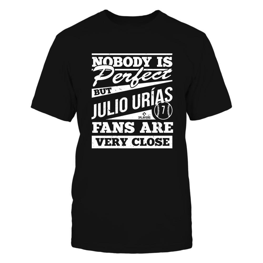 Nobody Is Perfect - Julio Urias T-Shirt | Los Angeles D Major League | Ballpark MVP | MLBPA