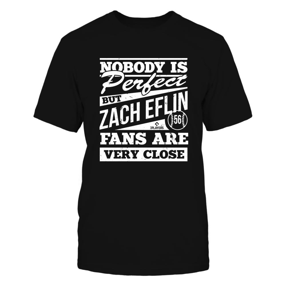 Nobody Is Perfect - Zach Eflin T-Shirt | Philadelphia Professional Baseball | Ballpark MVP | MLBPA