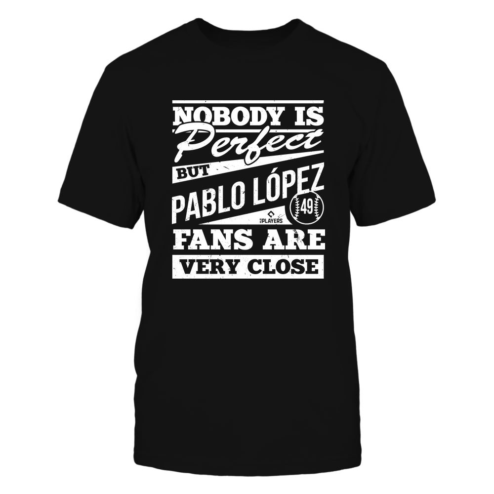 Nobody Is Perfect - Pablo Lopez Tee | Miami Major League Team | MLBPA | Ballpark MVP