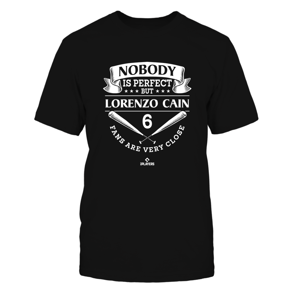 Nobody Is Perfect - Lorenzo Cain Shirt | Milwaukee Major League Team | MLBPA | Ballpark MVP