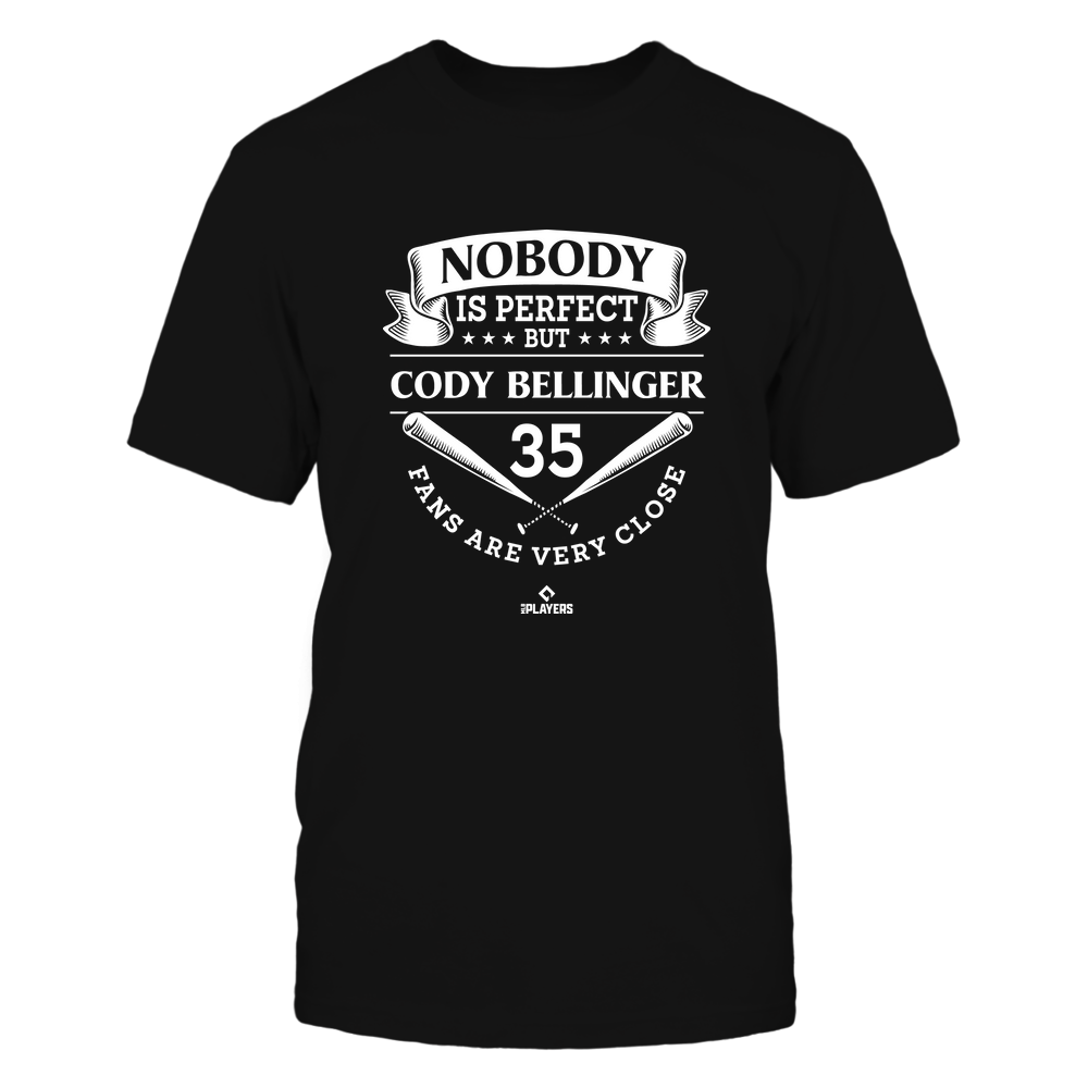 Nobody Is Perfect - Cody Bellinger Tee | Los Angeles D Baseball Team | Ballpark MVP | MLBPA