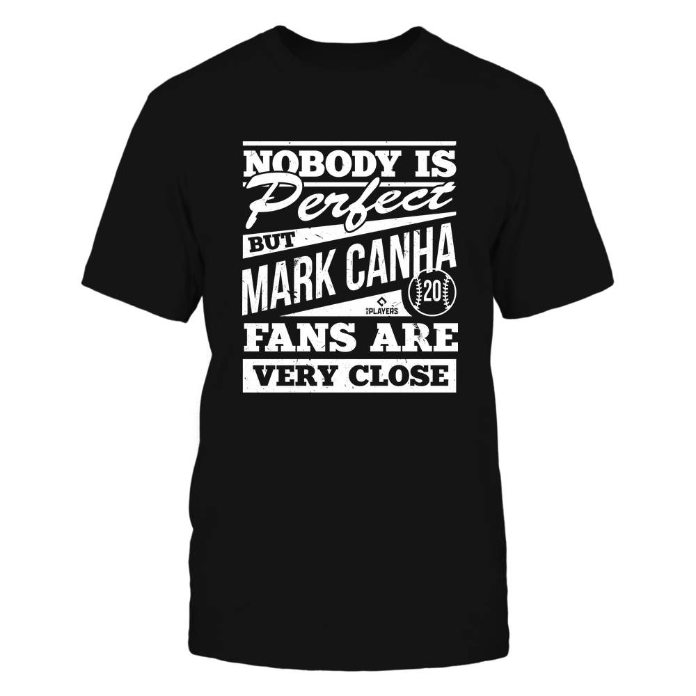 Nobody Is Perfect - Mark Canha Tee | Oakland Major League Baseball | MLBPA | Ballpark MVP