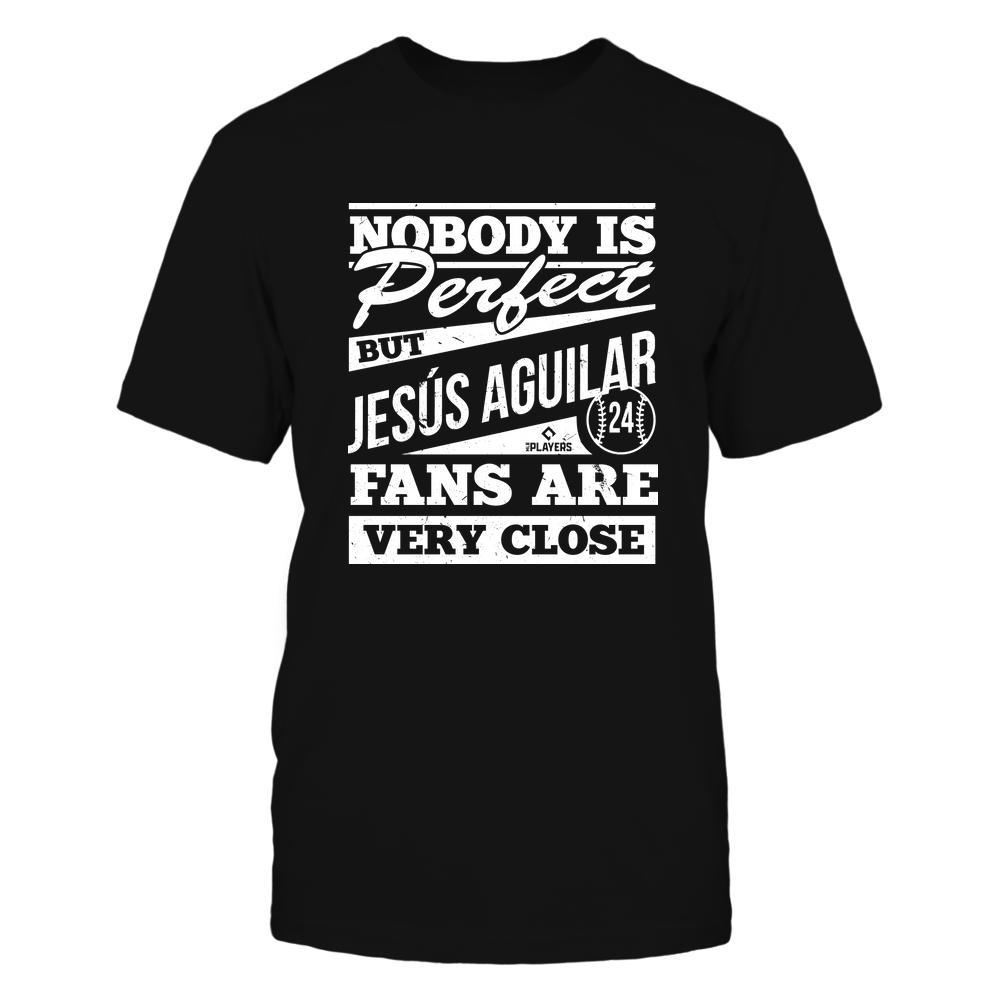 Nobody Is Perfect - Jesus Aguilar T-Shirt | Miami Professional Baseball | MLBPA | Ballpark MVP