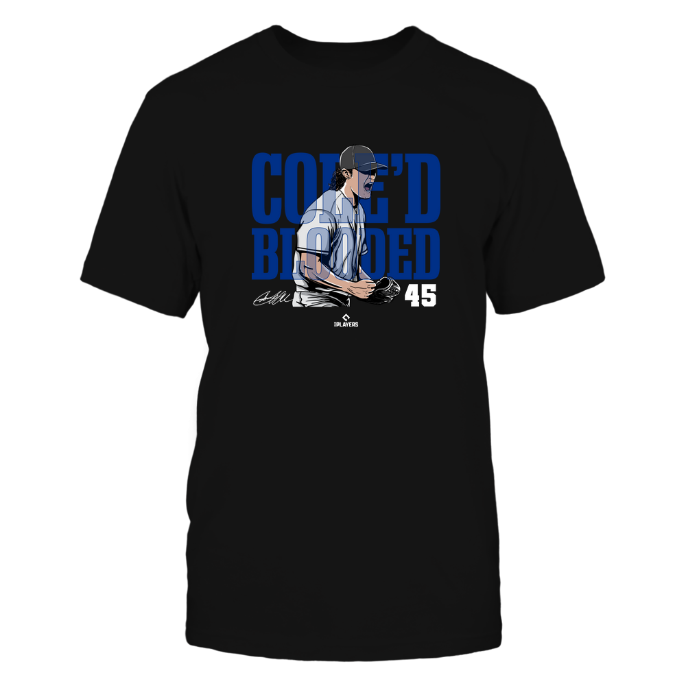 Cole'd Blooded - Gerrit Cole Tee | New York Y Major League Baseball | MLBPA | Ballpark MVP