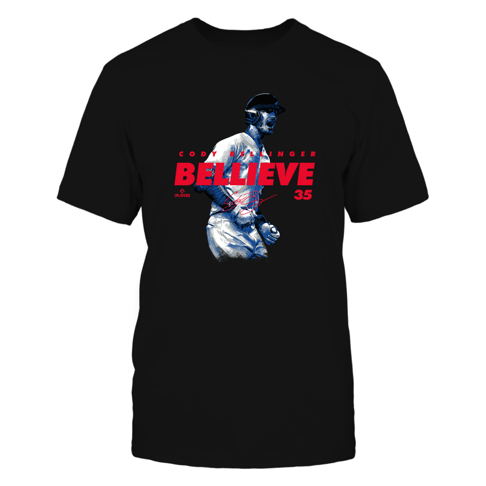 Bellieve - Cody Bellinger Tee | Los Angeles D Professional Baseball | MLBPA | Ballpark MVP