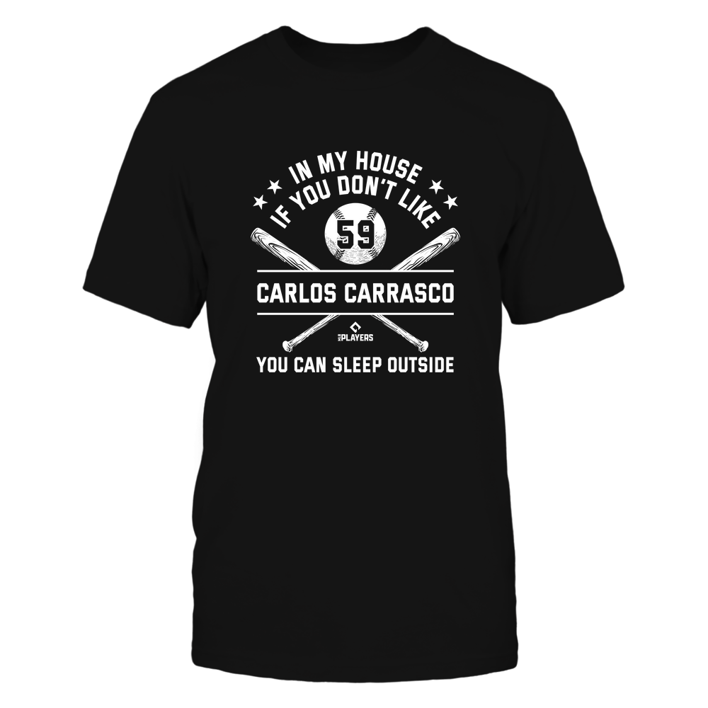 In My House - Carlos Carrasco Tee | New York M Major League | MLBPA | Ballpark MVP