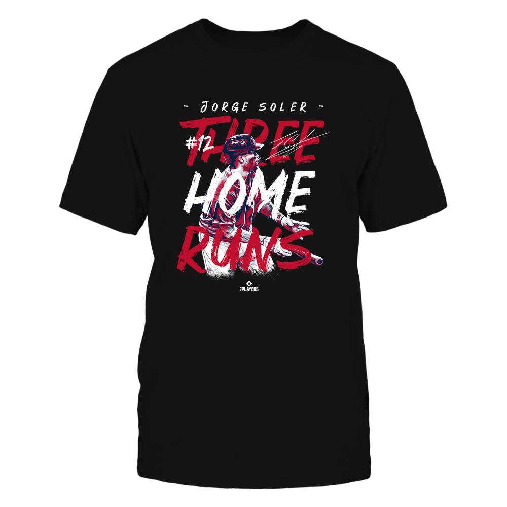 3 Home Runs - Jorge Soler T-Shirt | Atlanta Baseball | Ballpark MVP | MLBPA