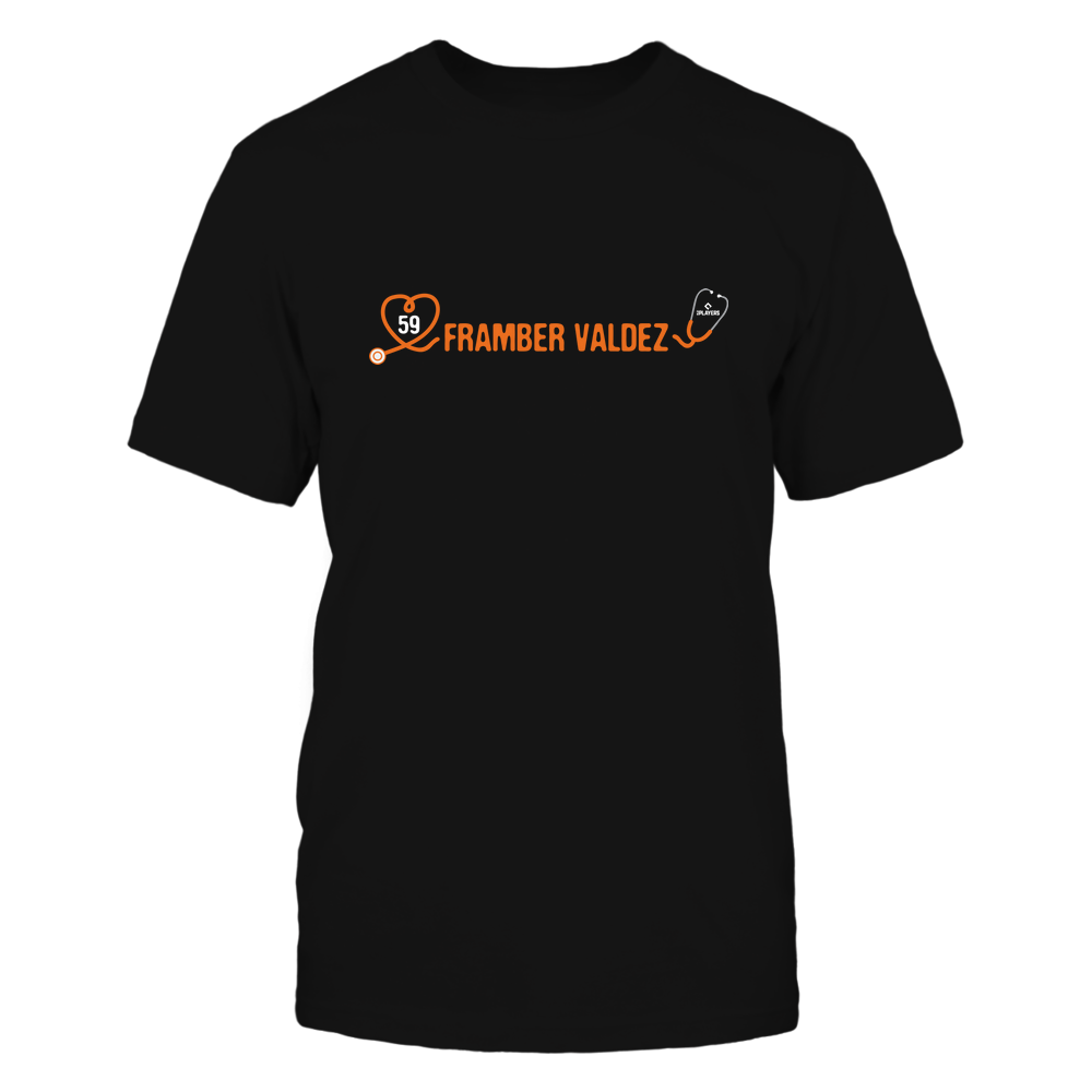 Baseball Fan - Framber Valdez Tee | Houston Baseball Team | Ballpark MVP | MLBPA