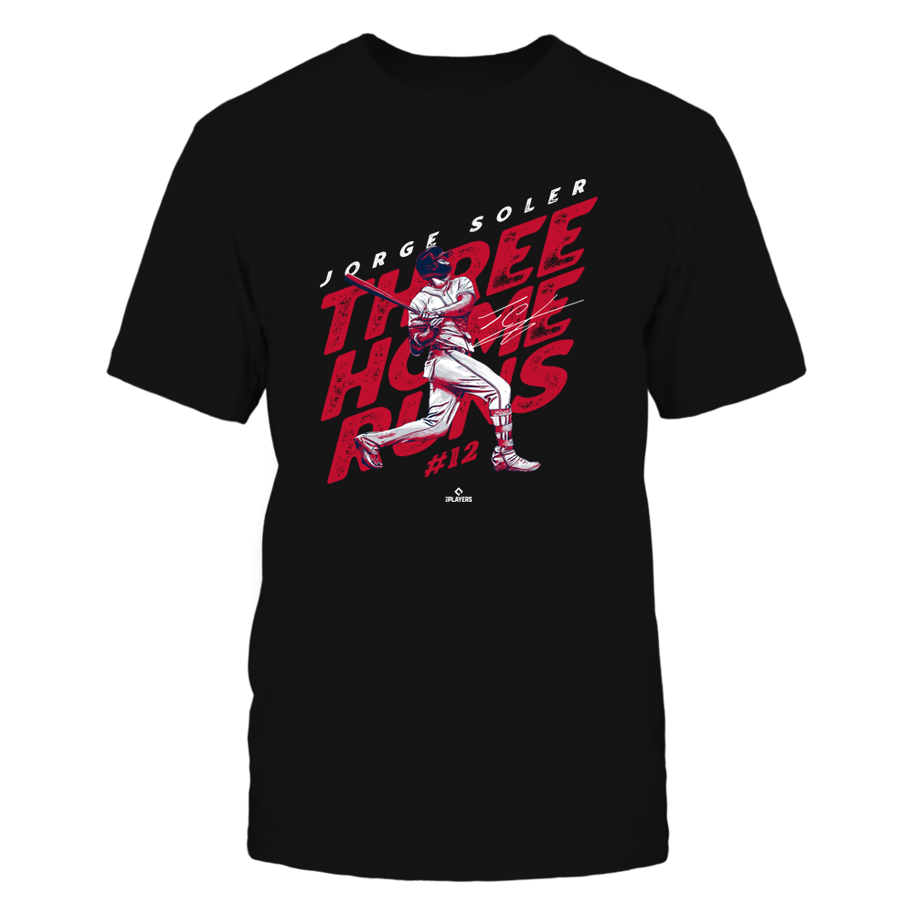 3 Home Runs - Jorge Soler Tee | Atlanta Baseball Team | Ballpark MVP | MLBPA