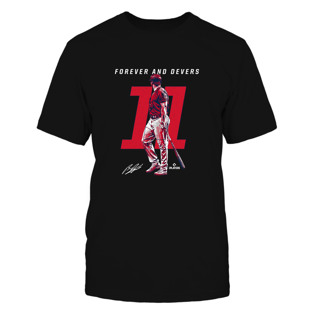 Forever and Devers - Rafael Devers Tee | Boston Pro Baseball | Ballpark MVP | MLBPA