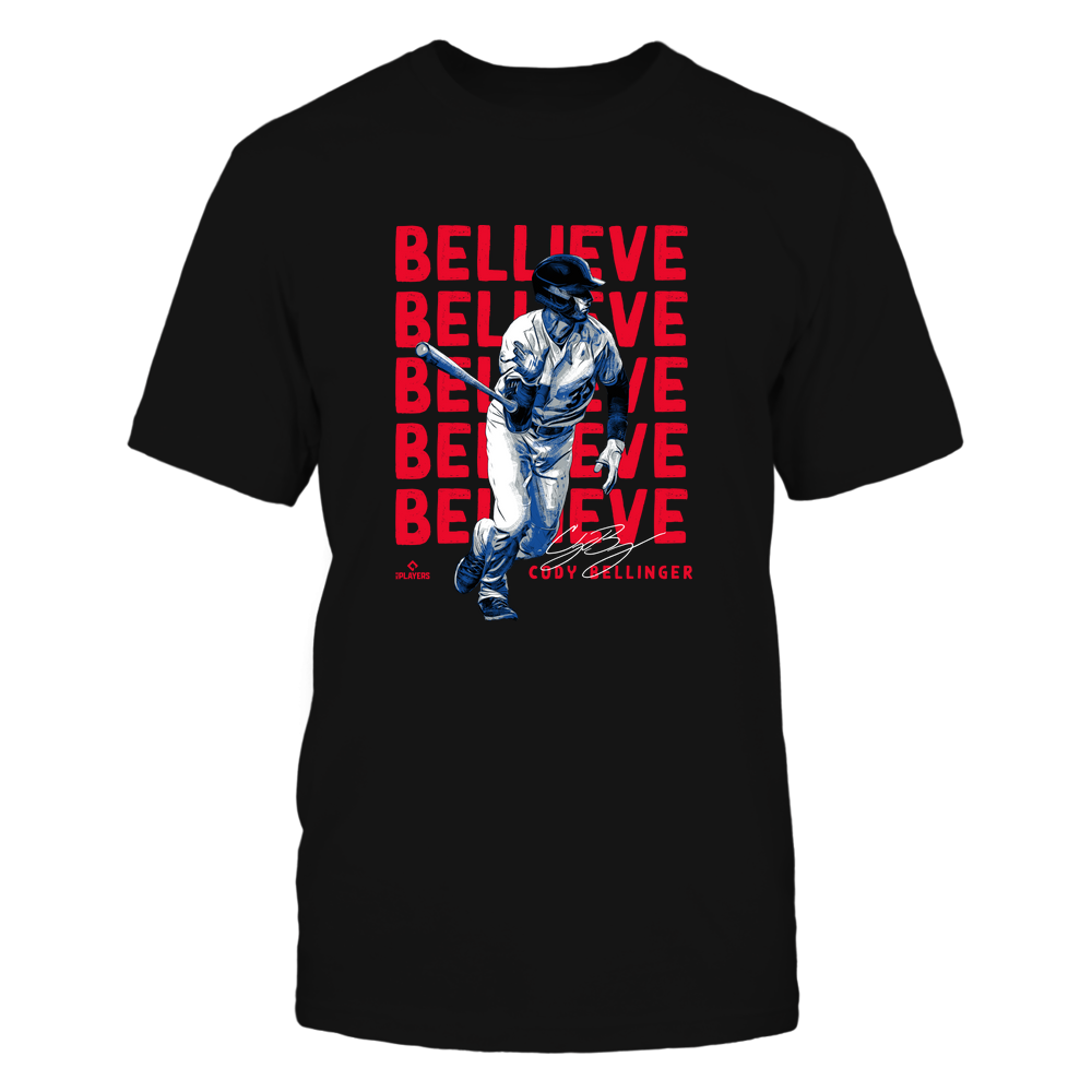 Bellieve - Cody Bellinger Shirt | Los Angeles D Professional Baseball Team | Ballpark MVP | MLBPA