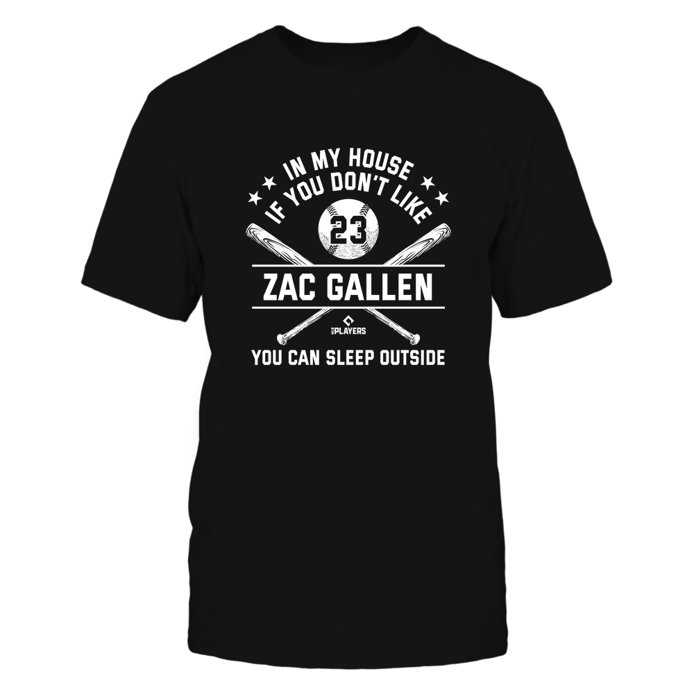 In My House - Zac Gallen Tee | Arizona Baseball | MLBPA | Ballpark MVP