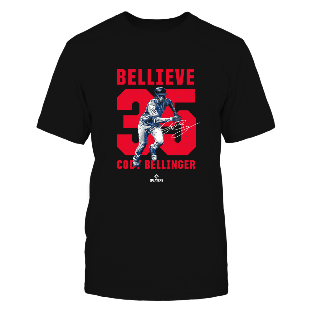 Bellieve - Cody Bellinger Tee | Los Angeles D Baseball Team | MLBPA | Ballpark MVP