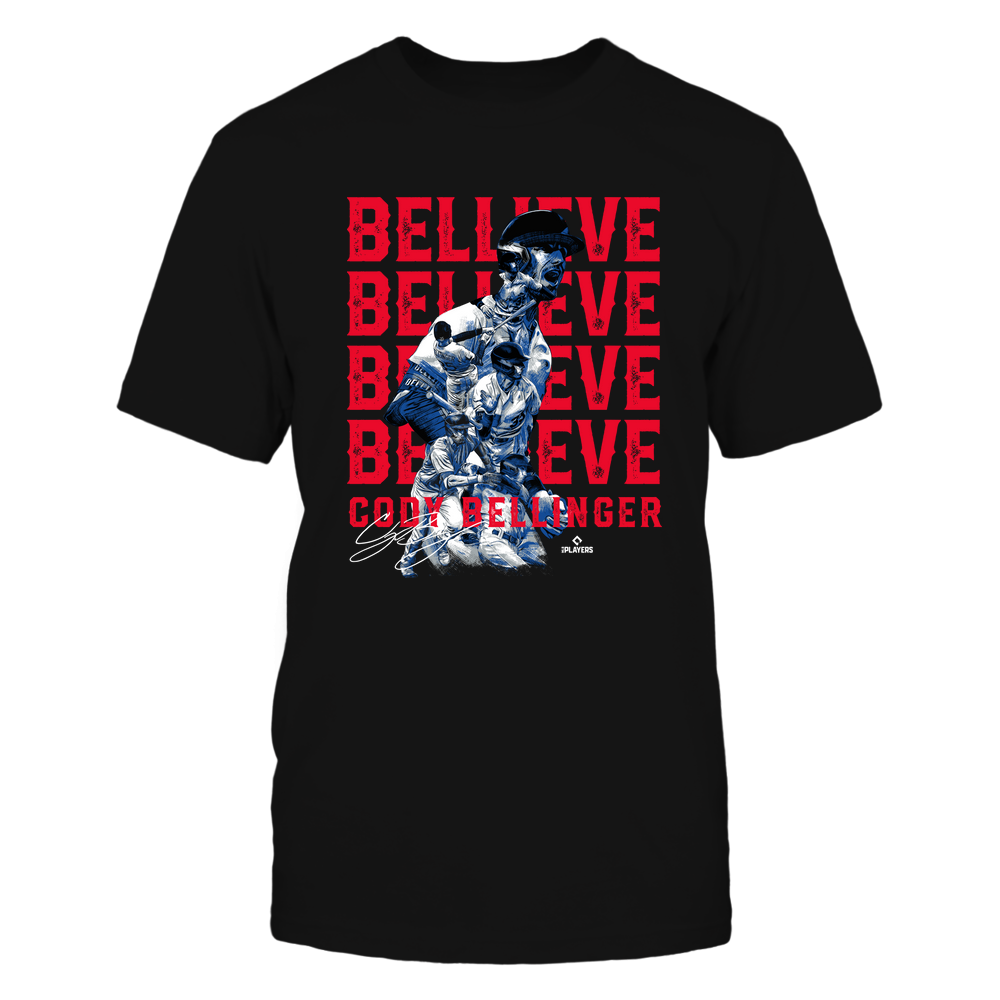 Bellieve - Cody Bellinger T-Shirt | Los Angeles D Major League Team | Ballpark MVP | MLBPA