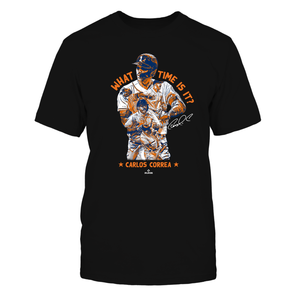 What Time Is It - Carlos Correa Tee | Houston MLB Team | MLBPA | Ballpark MVP