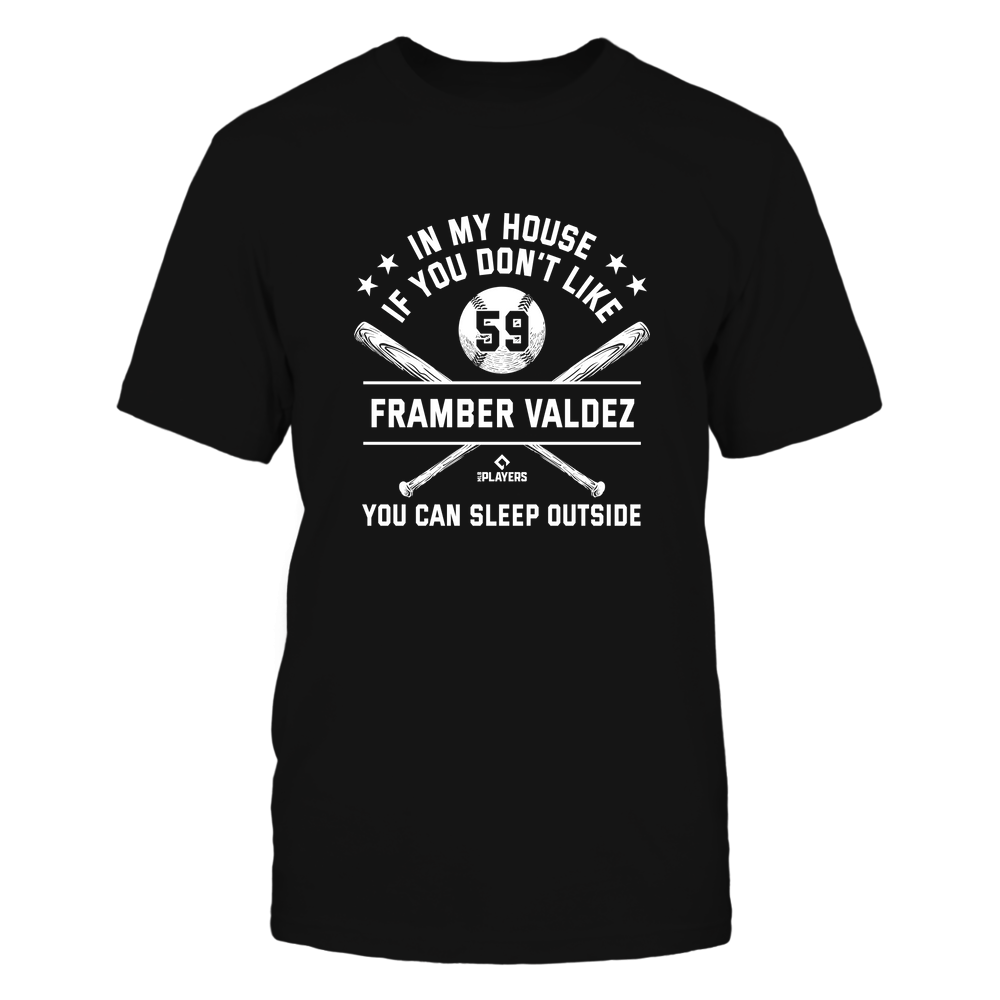 In My House - Framber Valdez T-Shirt | Houston Professional Baseball |  MLBPA | Ballpark MVP