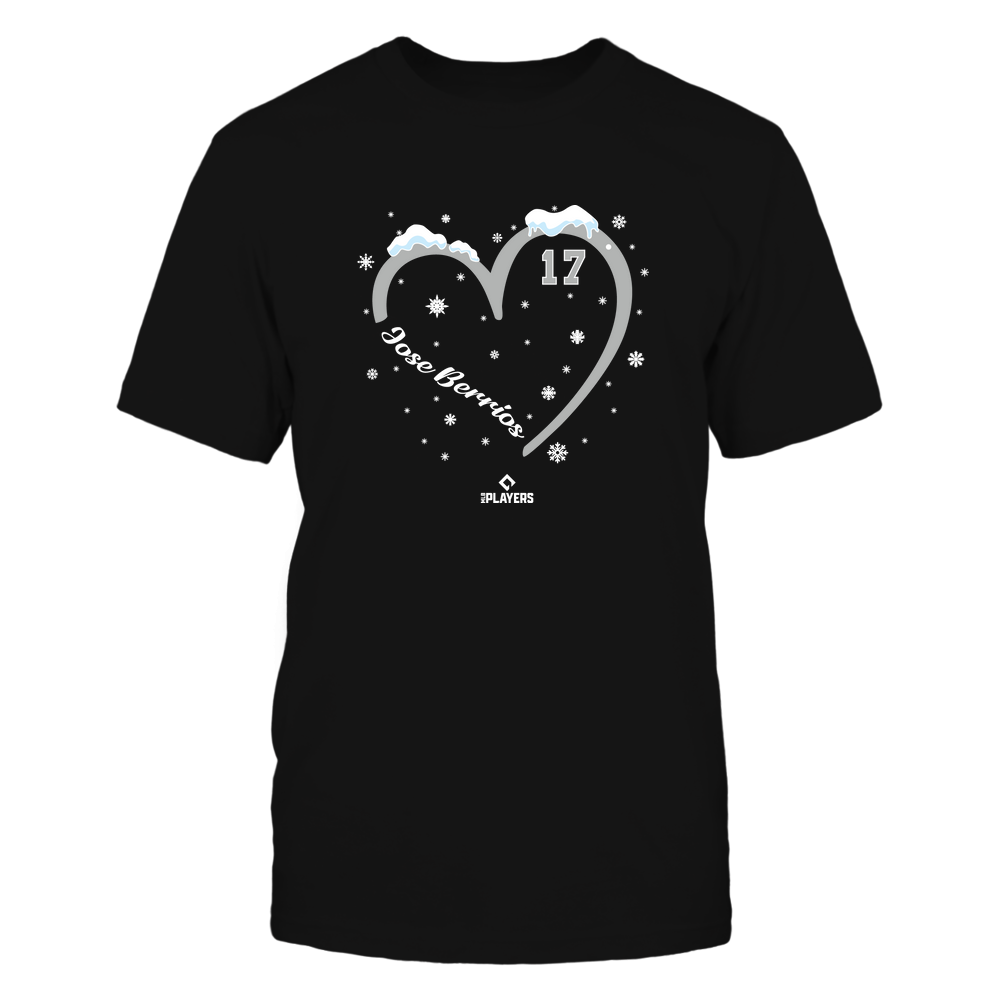 Heart - Jose Berrios Tee | Toronto Major League Baseball Team | Ballpark MVP | MLBPA