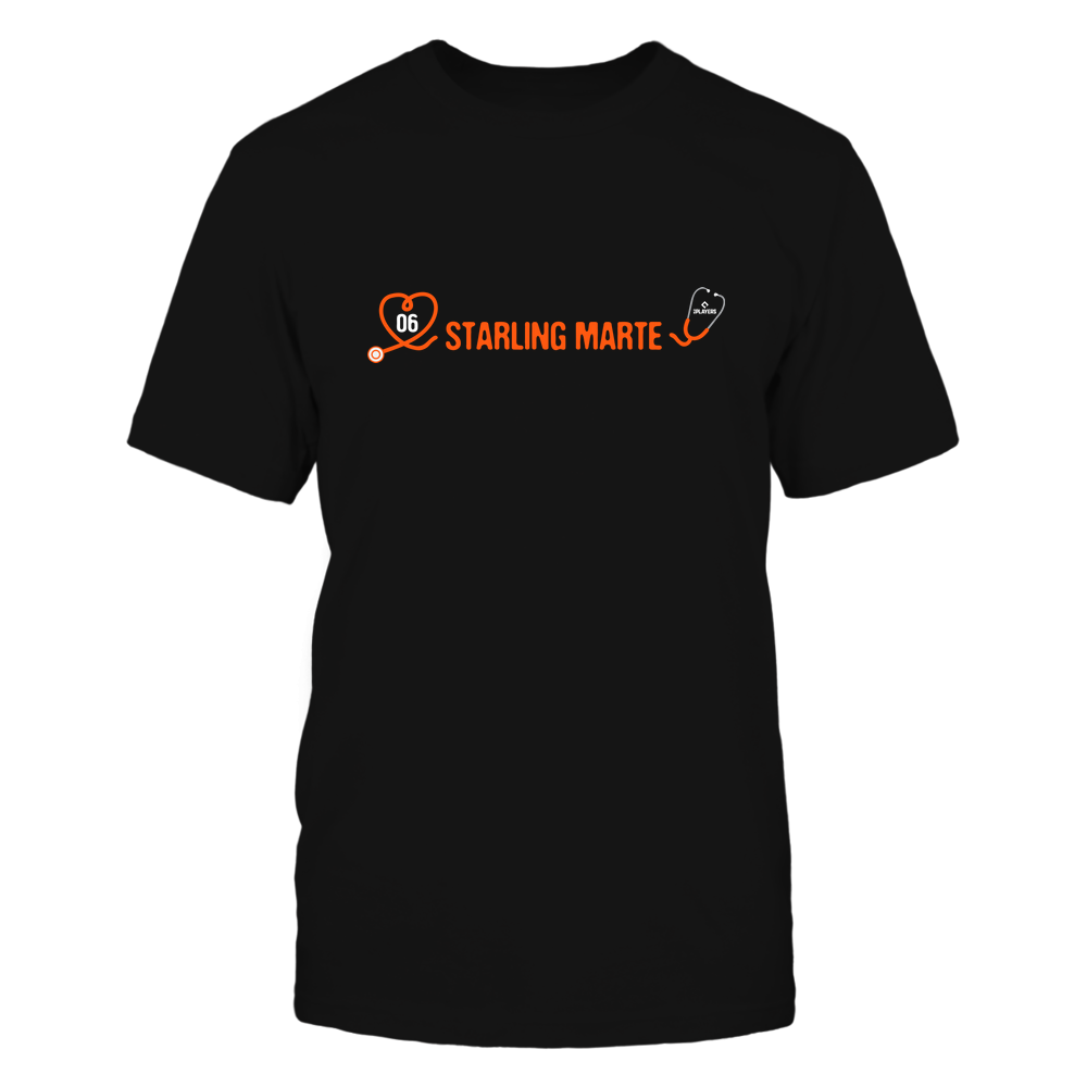 Baseball Fan - Starling Marte T-Shirt | Oakland Professional Baseball | Ballpark MVP | MLBPA